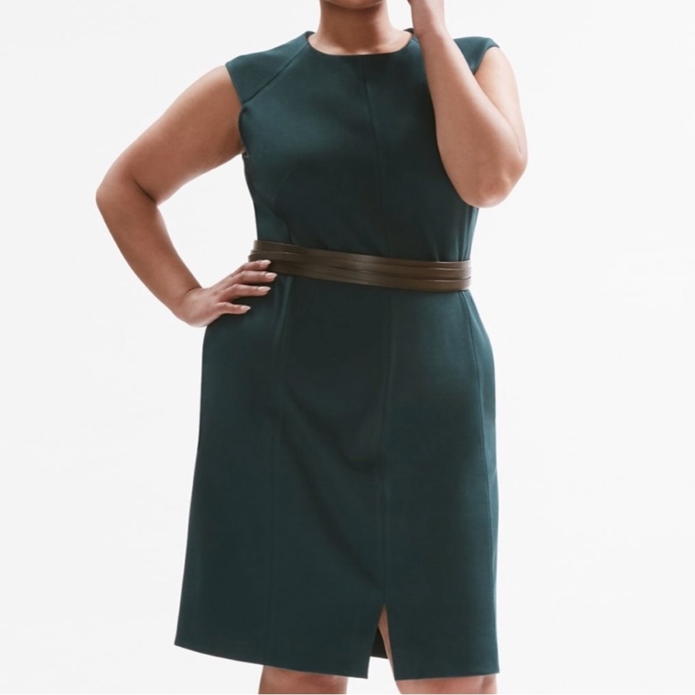 MM. LaFleur Katie Textured Ponte Knit Dress
